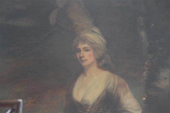 After John Hoppner Portrait of Arabella Diana Cope, wife of John Frederick Sackville, third Duke of Dorset 94 x 57in.